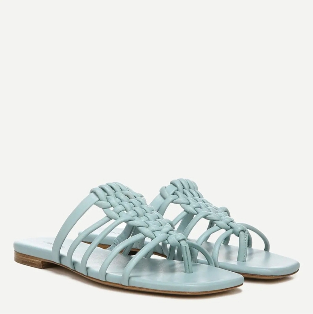 Women's Vince Blue Braided Sandals